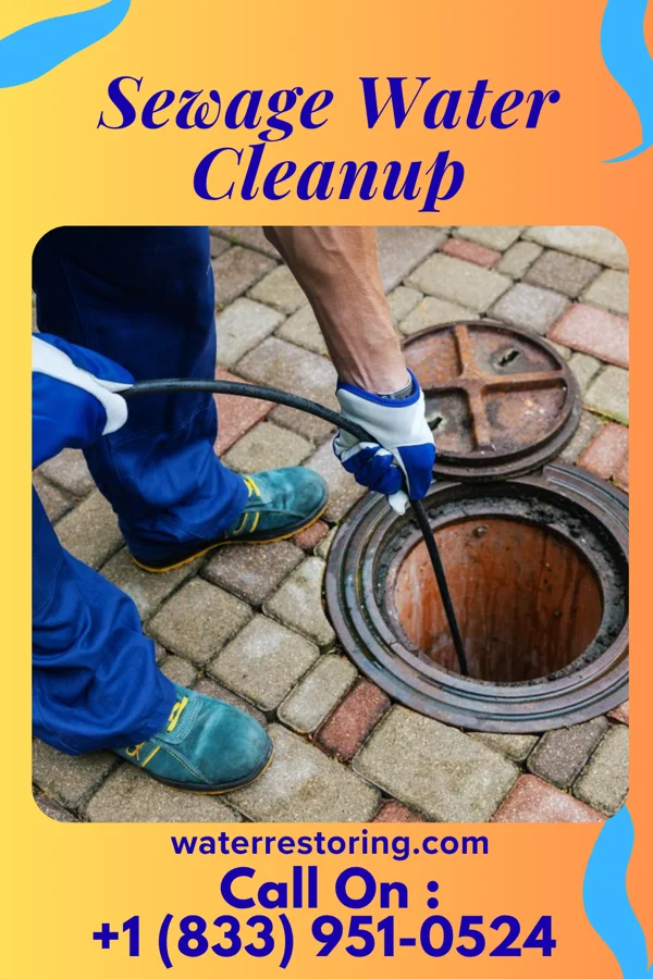 Sewage Water Cleanup in Springwater Colony, MT